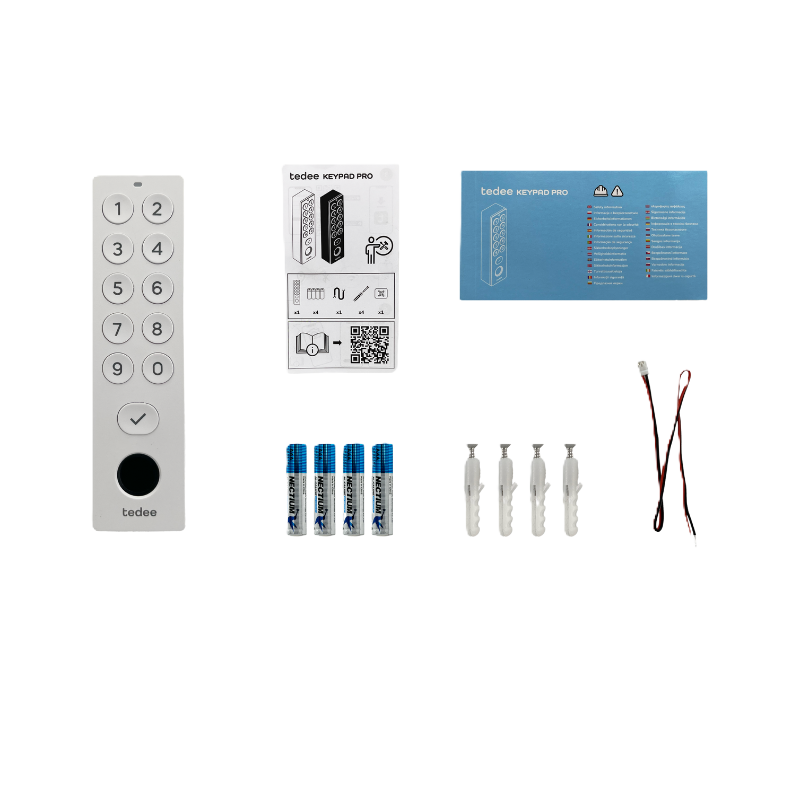 tedee Keypad PRO für Zutrittssystem Smartlock tedee - Weiß