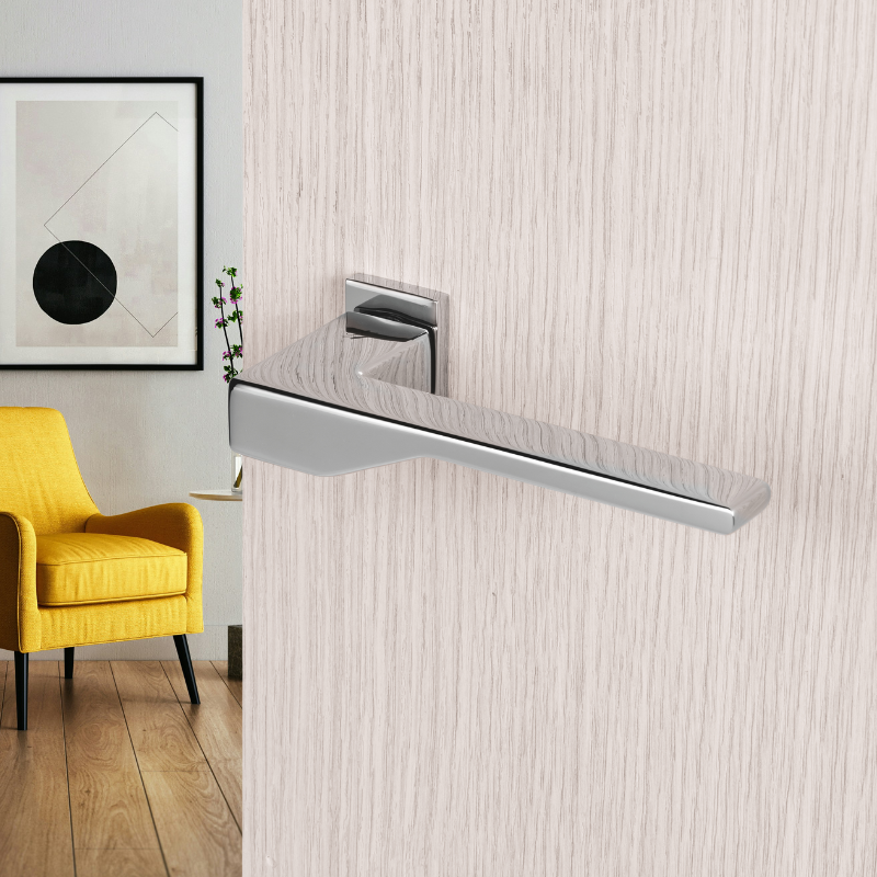 DEA - Chrom - Türdrücker / Rosettengarnitur - Zero Evolution - Colombo Design