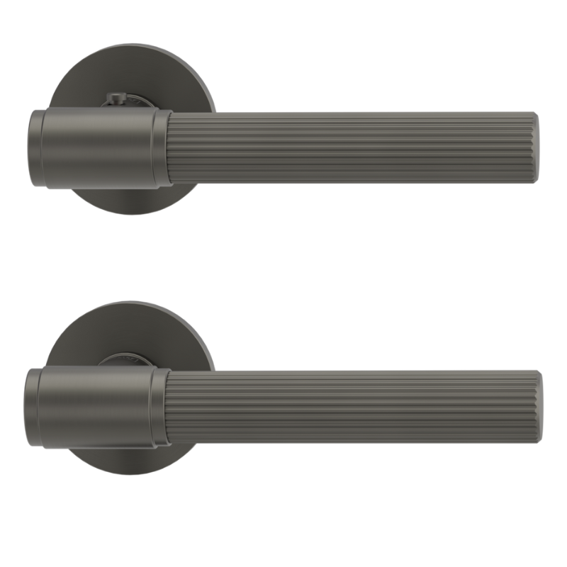 Vaya 136 Aris rund - smart2lock - Kaschmirgrau - Türdrücker / Rosettengarnitur - Griffwerk