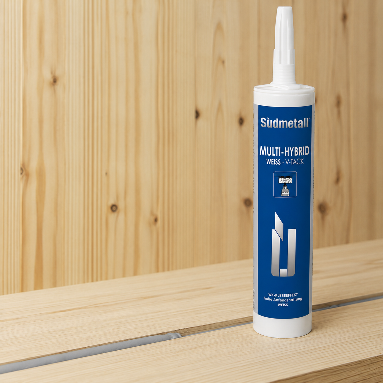 Klebstoff, Montagekleber, Weiß, V-Tack, Südmetall