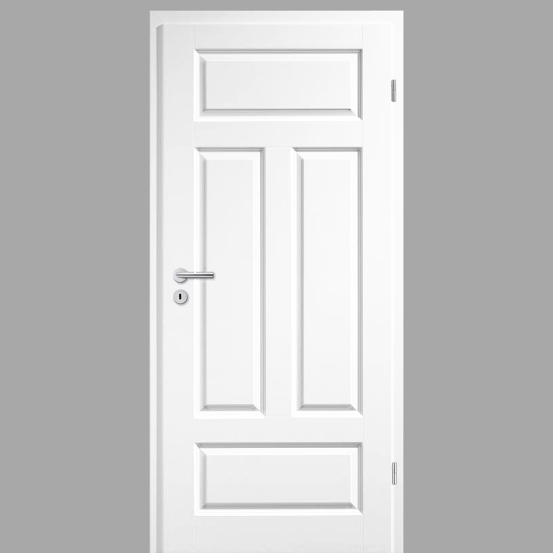 Elegance 04-Q Landhaustür / Stiltür RAL 9003 Weißlack