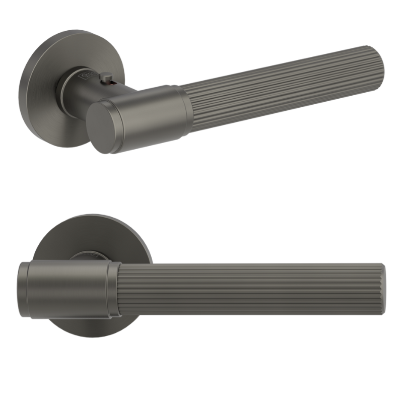 Vaya 136 Aris rund - smart2lock - Kaschmirgrau - Türdrücker / Rosettengarnitur - Griffwerk
