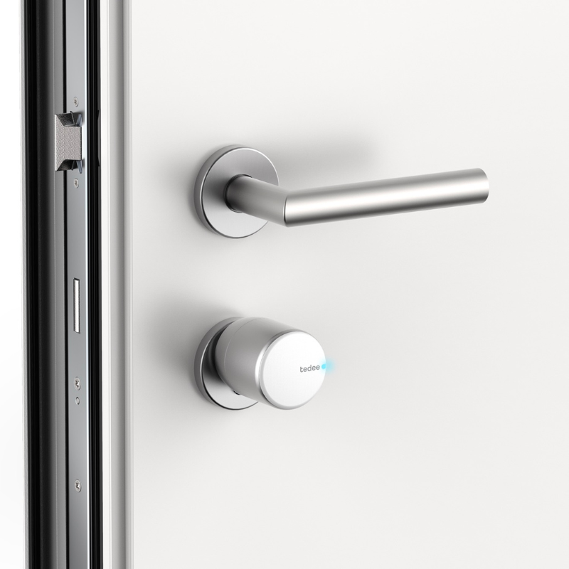 Zutrittssystem Smartlock tedee Lock PRO Homekit - Motorzylinder - Silber