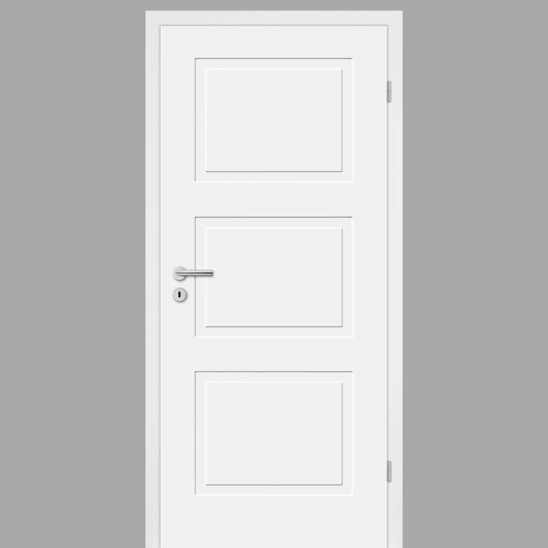 Cala 03 Landhaustür / Stiltür  RAL 9010 CPL Weißlack