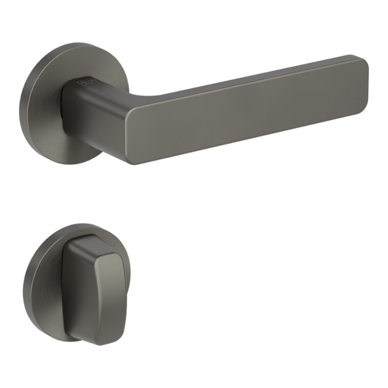 Vaya 265 Minimal Modern rund - Kaschmirgrau - Türgriff / Rosettengarnitur - Griffwerk