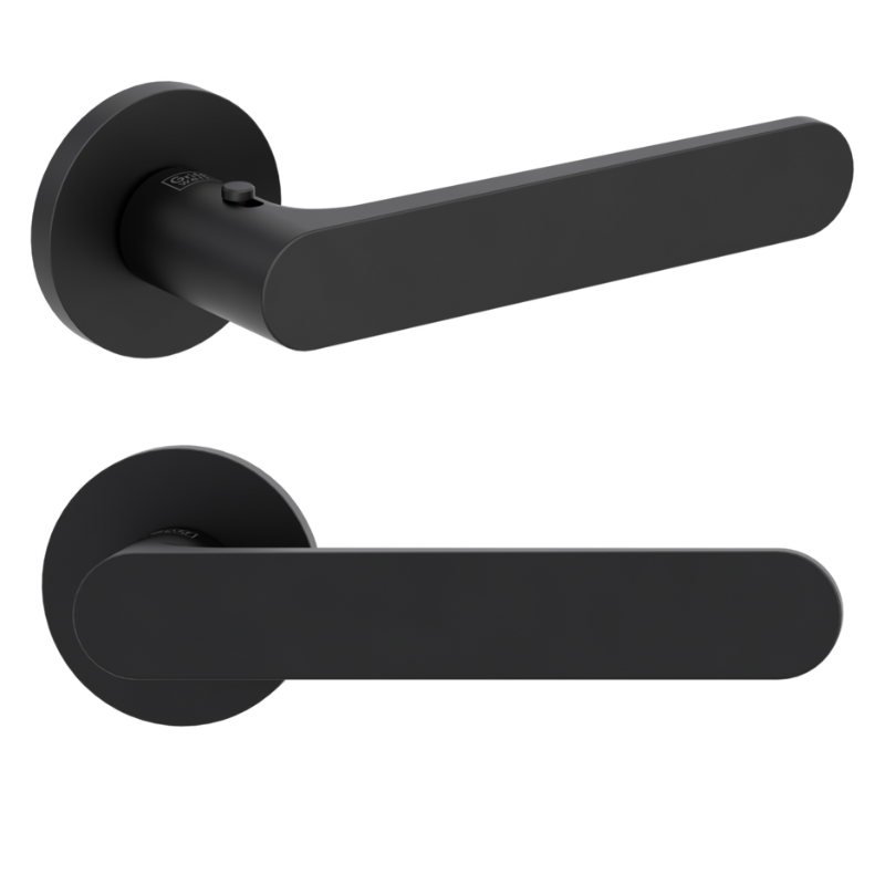 Vaya 291 Avus rund - smart2lock - Graphitschwarz - Türdrücker / Rosettengarnitur - Griffwerk