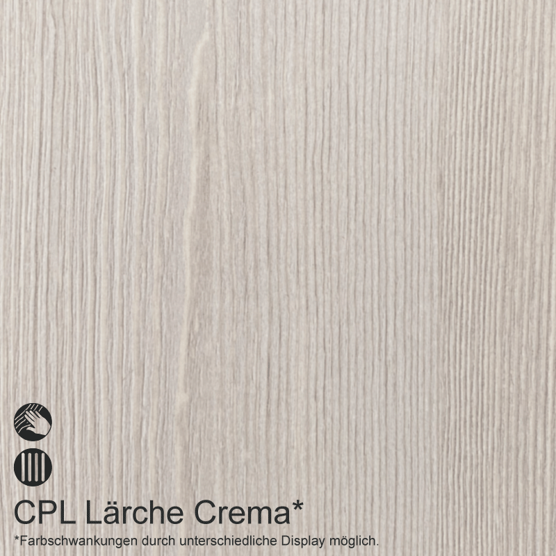 Lärche Crema Türzarge / Zarge für Wohnungstür CPL Maserung RK 60 gerade