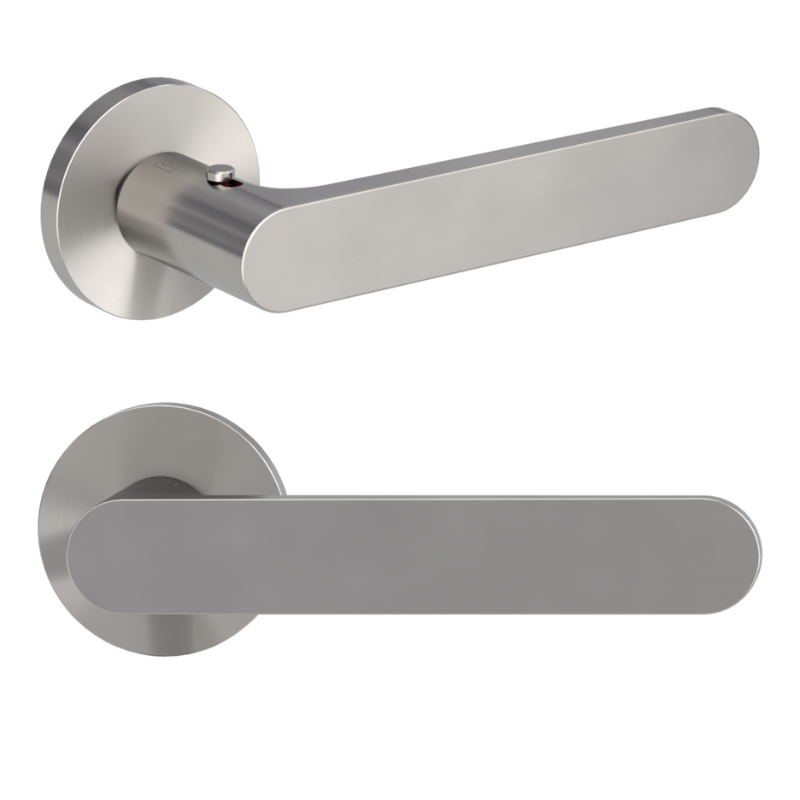 Vaya 291 Avus rund - smart2lock - Samtgrau - Türdrücker / Rosettengarnitur - Griffwerk