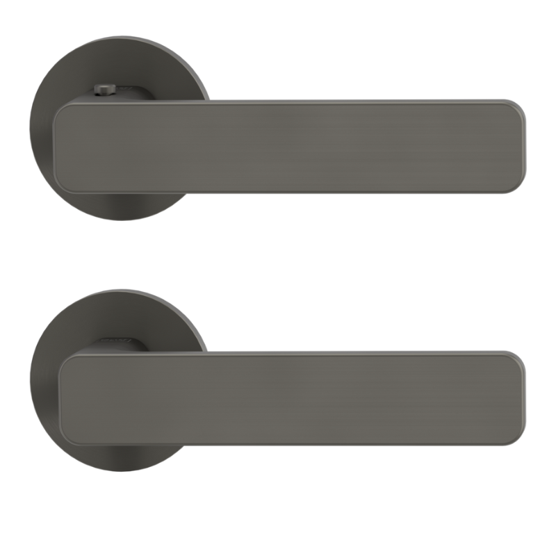 Vaya 265 Minimal Modern rund - smart2lock - Kaschmirgrau - Türdrücker / Rosettengarnitur - Griffwerk