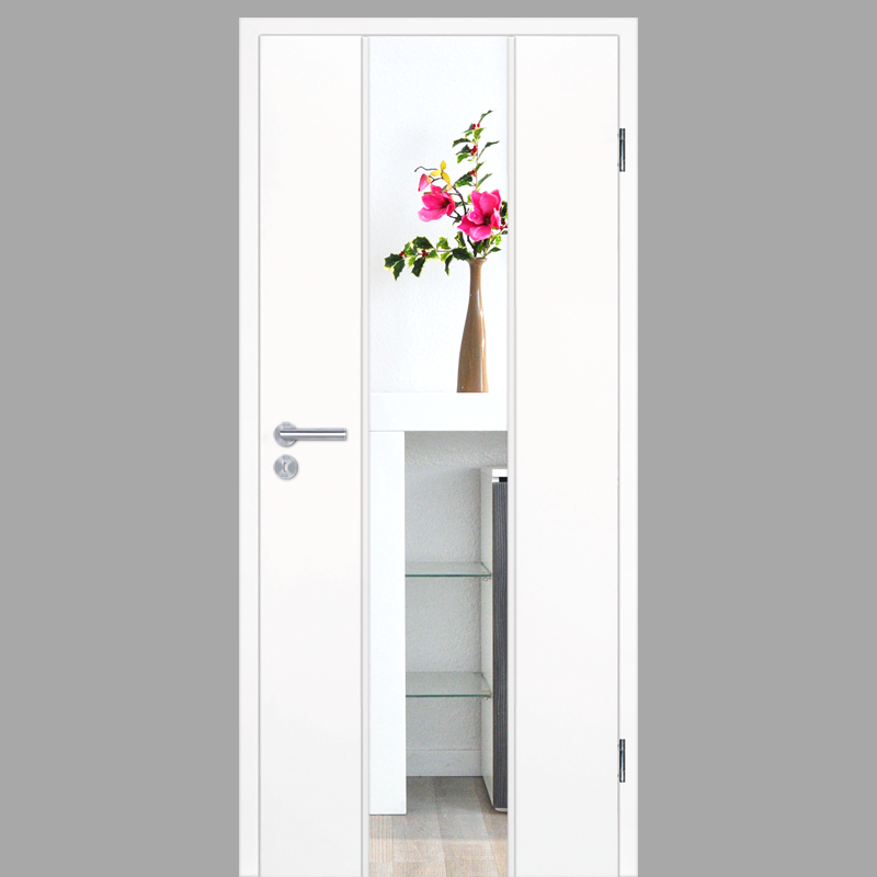 Interiortür, Weiße Tür, Vase Dekoration, Glass-Regal, Aufbewahrungsschrank, weiß, Tür, Interieur, Vitrine, Blumenvasen