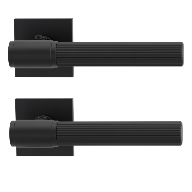 Vaya 136 Aris eckig - smart2lock - Graphitschwarz - Türdrücker / Rosettengarnitur - Griffwerk