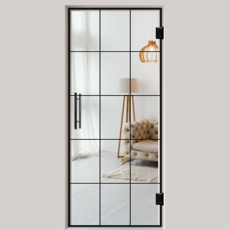 Pendeltür NoirLine 4 - Ganzglastür / Glastür - Lofttüren | NoirLine