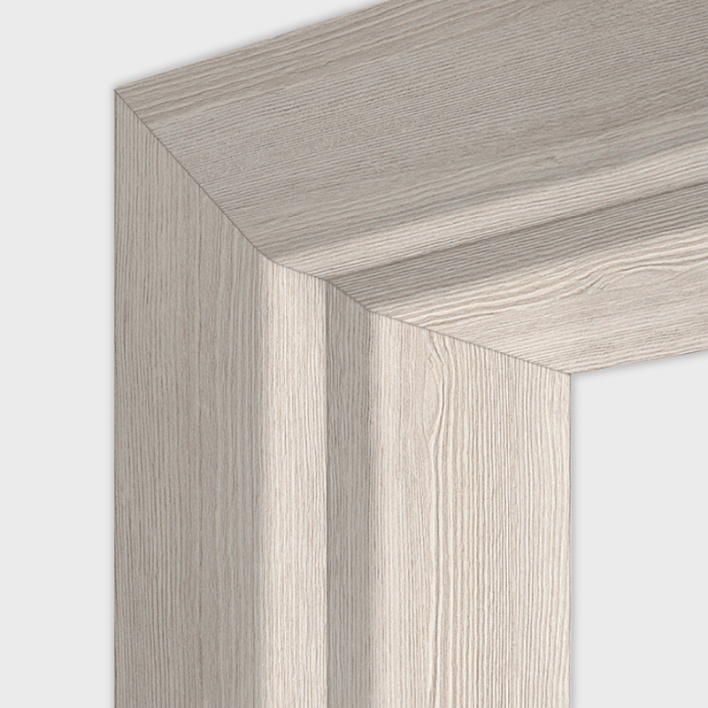 Lärche Crema Türzarge / Zarge für Wohnungstür CPL Maserung RK 60 gerade