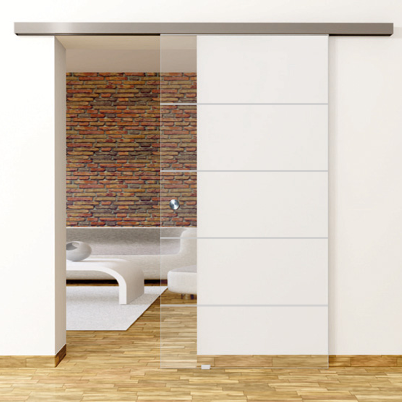 Prime 7 Motiv Matt - Glasschiebetür - Set Komplett mit Softclose & Griff - Erkelenz Glas GmbH