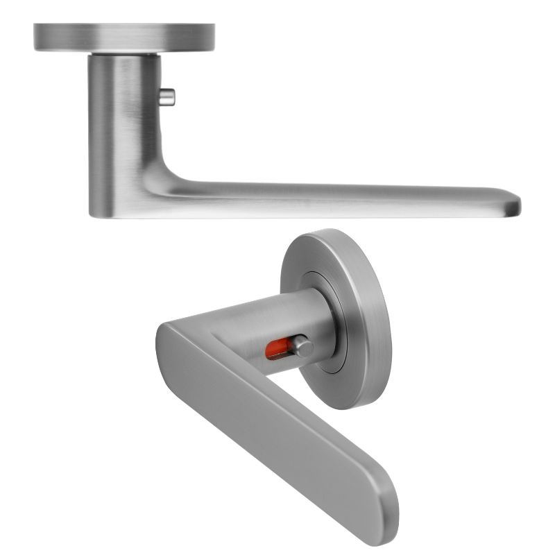 Asolo - Edelstahl finish - Türdrücker - Griffwelt Minimo