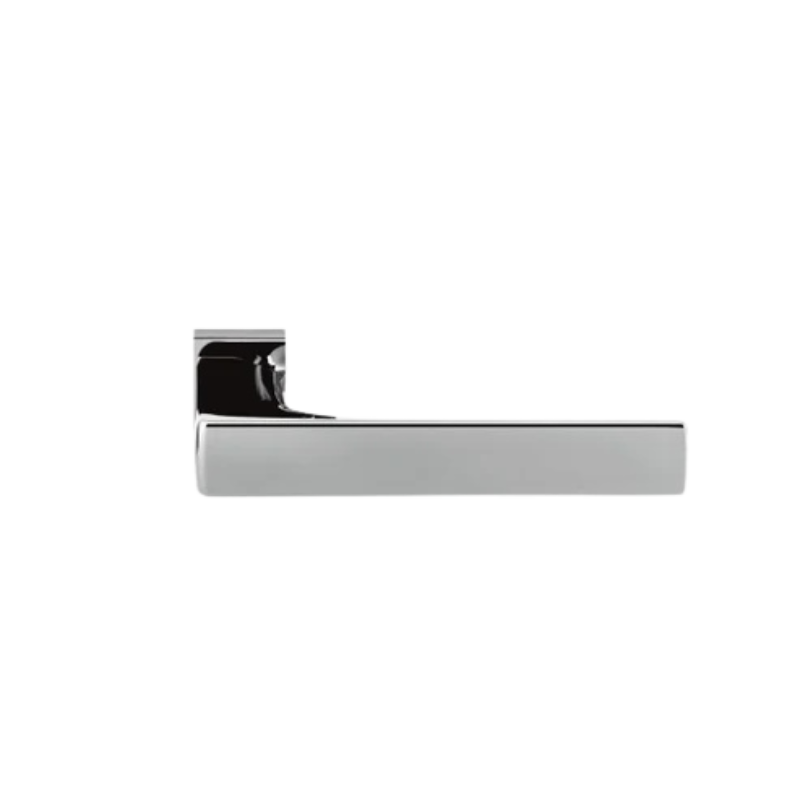 ROBOCINQUE S - Chrom - Türdrücker / Rosettengarnitur - Zero Evolution - Colombo Design