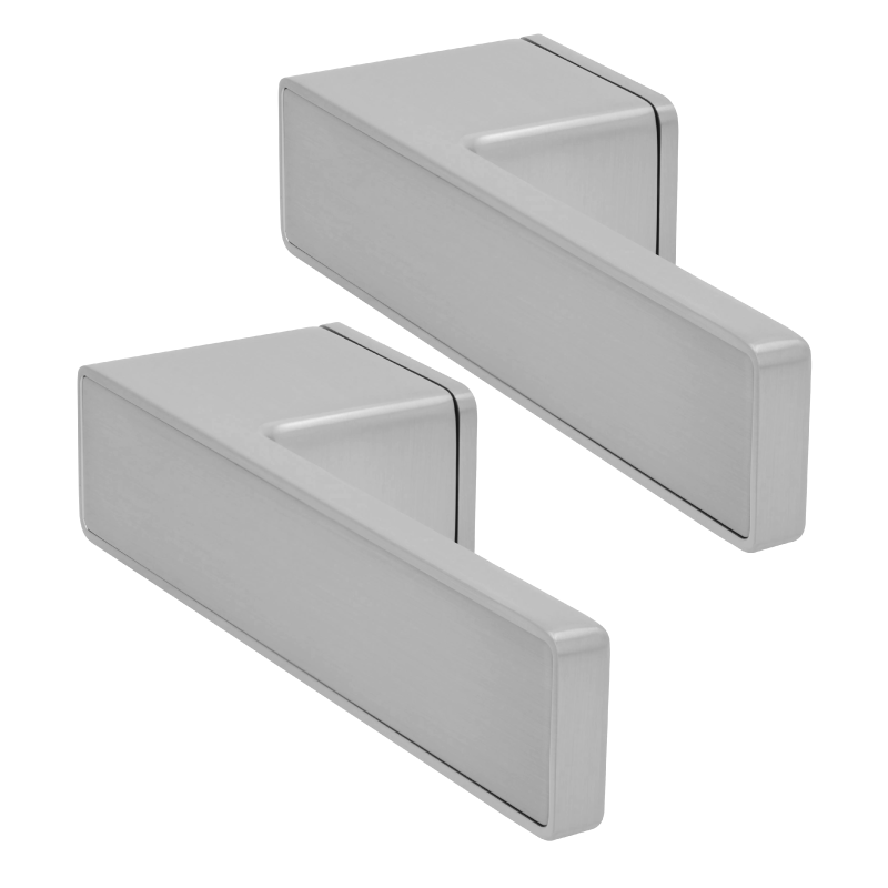 Minimo Q - Edelstahl finish - Türdrücker - Griffwelt Minimo