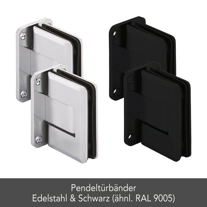 Pendeltür Rope Mattprint - Ganzglastür / Glastür