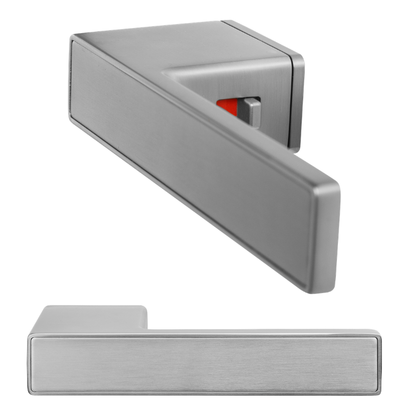 Türgriff, Hebel, Metall, Silber, versteckte-halterung