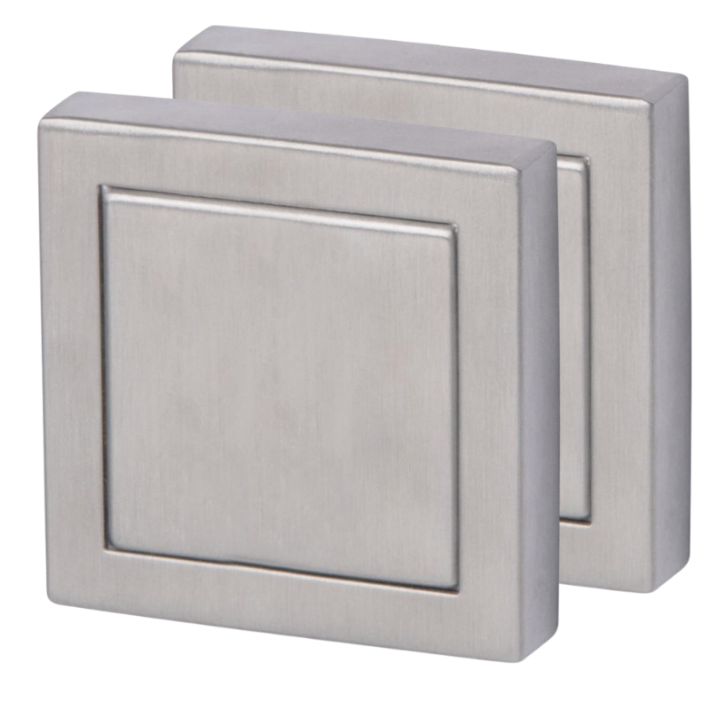 light_switch, double, metal,  brushed, square