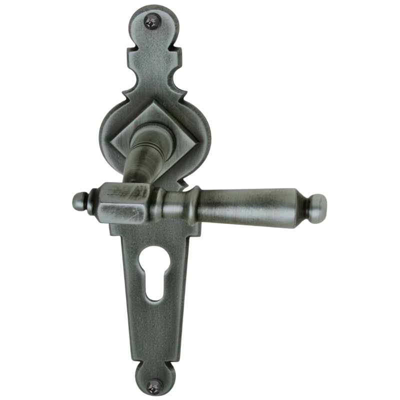 Seekirchen II - LS - Schmiedeeisen - Türdrücker / Langschildgarnitur - Südmetall