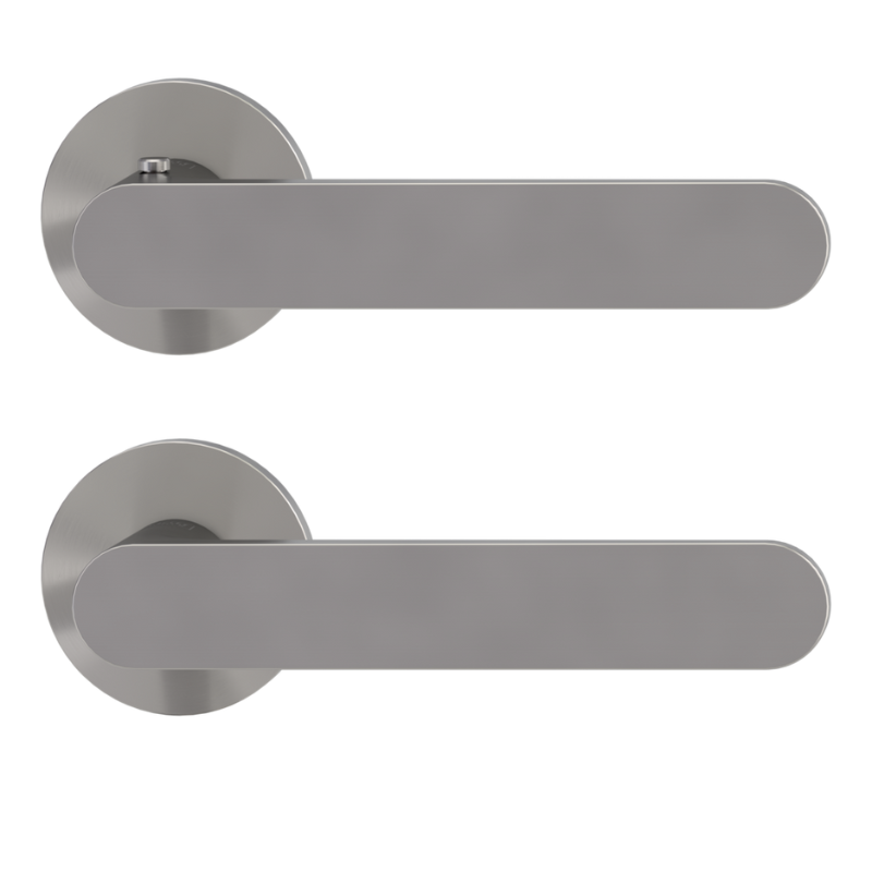 Vaya 291 Avus rund - smart2lock - Samtgrau - Türdrücker / Rosettengarnitur - Griffwerk