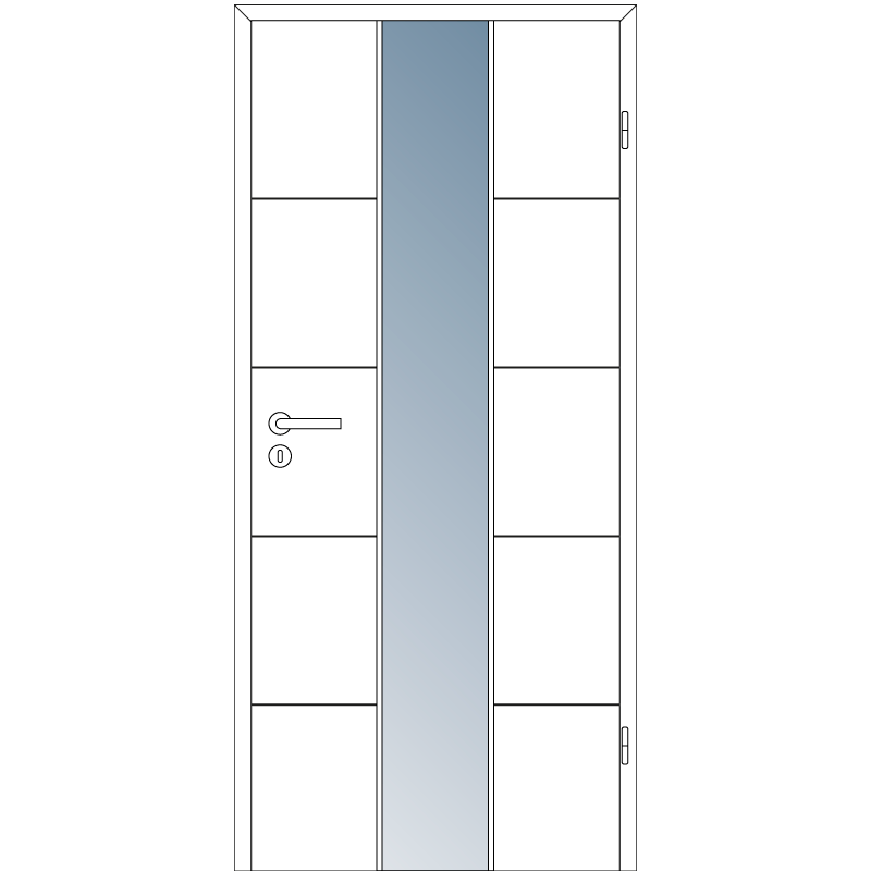 Tür, Glasfenster, Sicherheitstür, Griff, Sichtschutz