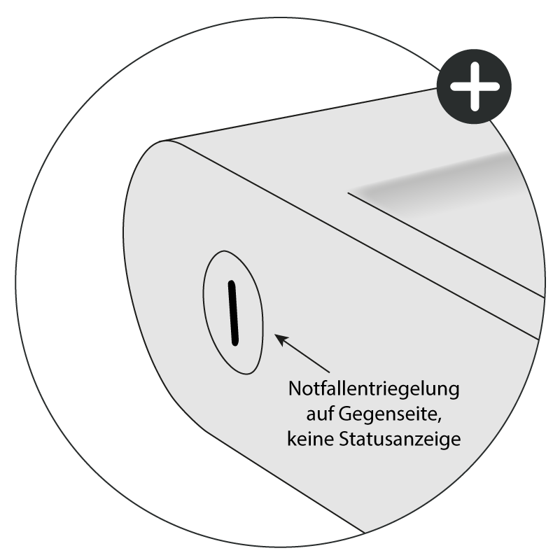 Abano Square - Umbragrau - Türdrücker - Griffwelt Minimo