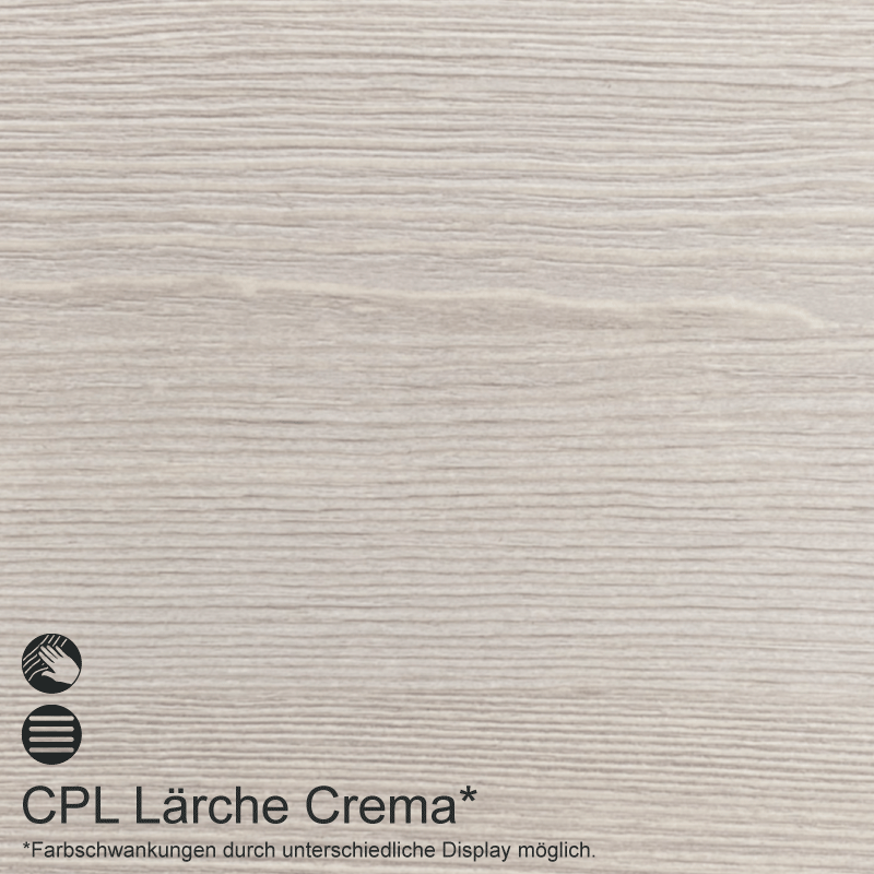 Lärche Crema Wohnungstüren / Schallschutztüren CPL Maserung Quer