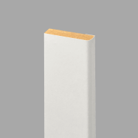 Abdeckleiste Weisslack CPL 10 für Blockrahmen Abdeckleiste Weisslack CPL 10 für Blockrahmen
