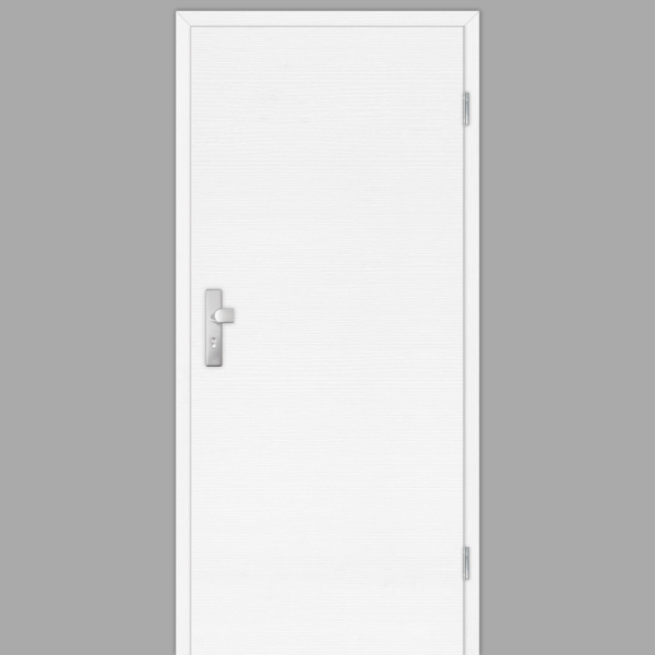 Esche Weiß Wohnungstüren / Schallschutztüren mit Zarge CPL Maserung Quer
