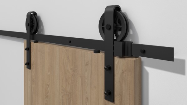 Schiebetürbeschlag / Schiebetürsystem Corvara für Holztüren