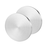 Basic 02 - runde Blindrosette Edelstahl für Innentüren Basic 02 - runde Blindrosette Edelstahl für Innentüren