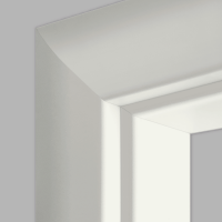 Weißlack 10 Türzarge / Zargen - CPL RAL 9010 RK85 bombiert Weißlack 10 Türzarge / Zargen - CPL RAL 9010 RK85 bombiert