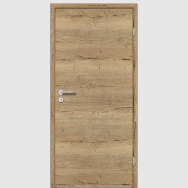 Risseiche Zimmertür / Innentür CPL mit Zarge Maserung Quer