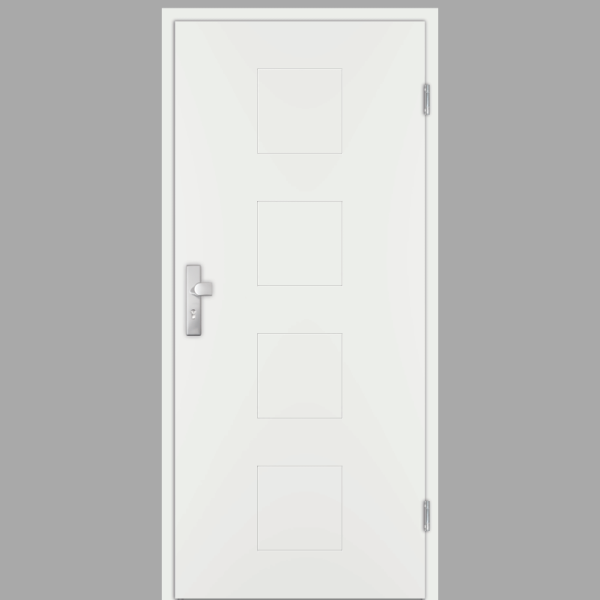 Riva RI5 Wohnungstüren / Schallschutztüren mit Zarge RAL 9016