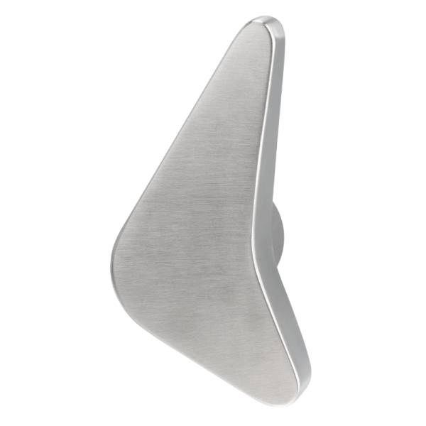 Boomerang - Edelstahl-sat. - Türdrücker / Rosettengarnitur - Frascio