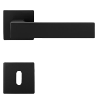 Lucca Square - Tiefschwarz - Türdrücker / Rosettengarnitur - Griffwelt Lucca Square - Tiefschwarz - Türdrücker / Rosettengarnitur - Griffwelt