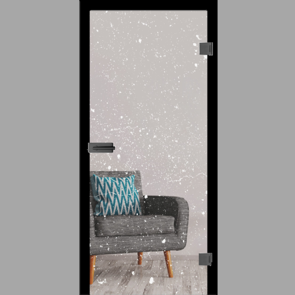 Paint Mattprint - Ganzglastüren / Glastüren mit Zarge Komplettset - Erkelenz