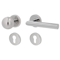 Ronny-R - Edelstahl poliert - Türdrücker für Wohnungseingangstüren - Südmetall Ronny-R - Edelstahl poliert - Türdrücker für Wohnungseingangstüren - Südmetall