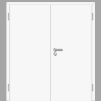 Polarweiss 03 Doppeltüren / Doppelflügeltür Weiß CPL RAL 9003 mit Zarge Polarweiss 03 Doppeltüren / Doppelflügeltür Weiß CPL RAL 9003 mit Zarge