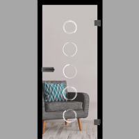 Holes Mattprint - Ganzglastüren / Glastüren mit Zarge Komplettset - Erkelenz Holes Mattprint - Ganzglastüren / Glastüren mit Zarge Komplettset - Erkelenz