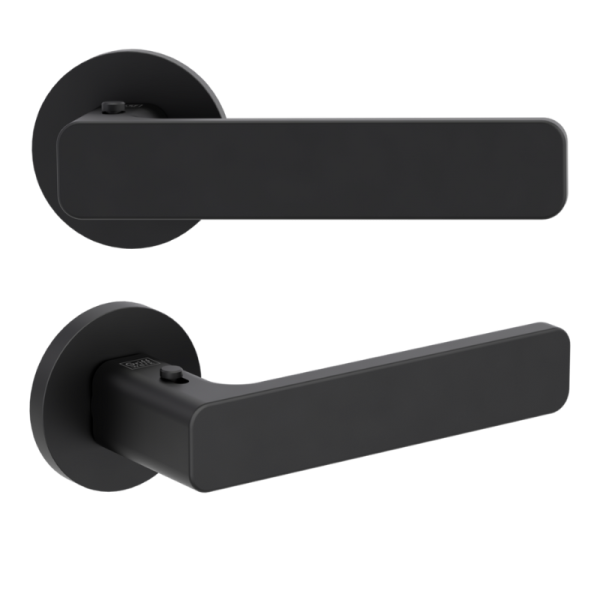 Vaya 265 Aris rund - smart2lock - Graphitschwarz - Türdrücker / Rosettengarnitur - Griffwerk