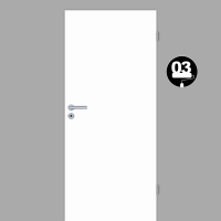 Polarweiss 03 Zimmertür / Innentür Weiss CPL RAL 9003 Polarweiss 03 Zimmertür / Innentür Weiss CPL RAL 9003