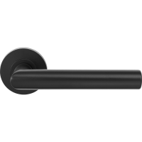 Ferrara Prio 21 - Tiefschwarz - Türdrücker / Rosettengarnitur - Griffwelt Ferrara Prio 21 - Tiefschwarz - Türdrücker / Rosettengarnitur - Griffwelt