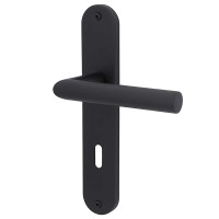 Martina-LS - Schwarz matt - Türdrücker / Langschildbeschlag - Südmetall Martina-LS - Schwarz matt - Türdrücker / Langschildbeschlag - Südmetall