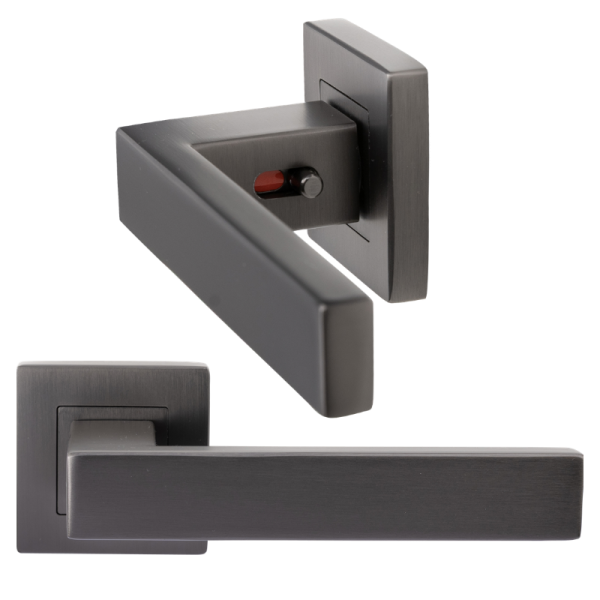 Abano Square - Umbragrau - Türdrücker - Griffwelt Minimo Abano Square - Umbragrau - Türdrücker - Griffwelt Minimo