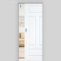 Elegance 04-Q Schiebetür in der Wand laufend - Landhaustür / Stiltür RAL 9003 Polarweiss Elegance 04-Q Schiebetür in der Wand laufend - Landhaustür / Stiltür RAL 9003 Polarweiss