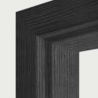 Esche Anthrazit Durchgangszarge - CPL Maserung RK 60 gerade Esche Anthrazit Durchgangszarge - CPL Maserung RK 60 gerade