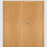 Buche Doppeltüren / Doppelflügeltür mit Zarge CPL Maserung Aufrecht  Buche Doppeltüren / Doppelflügeltür mit Zarge CPL Maserung Aufrecht